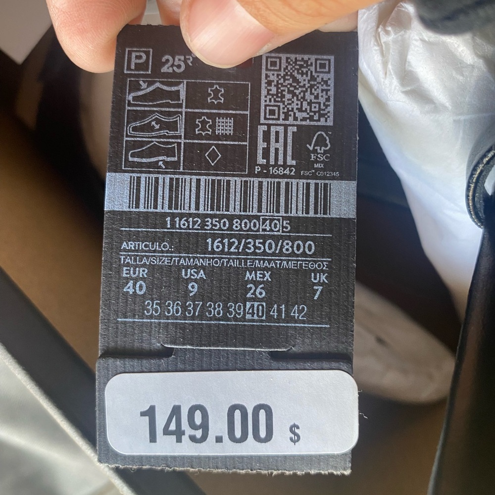 Massimo Dutti Black Leather Footwear